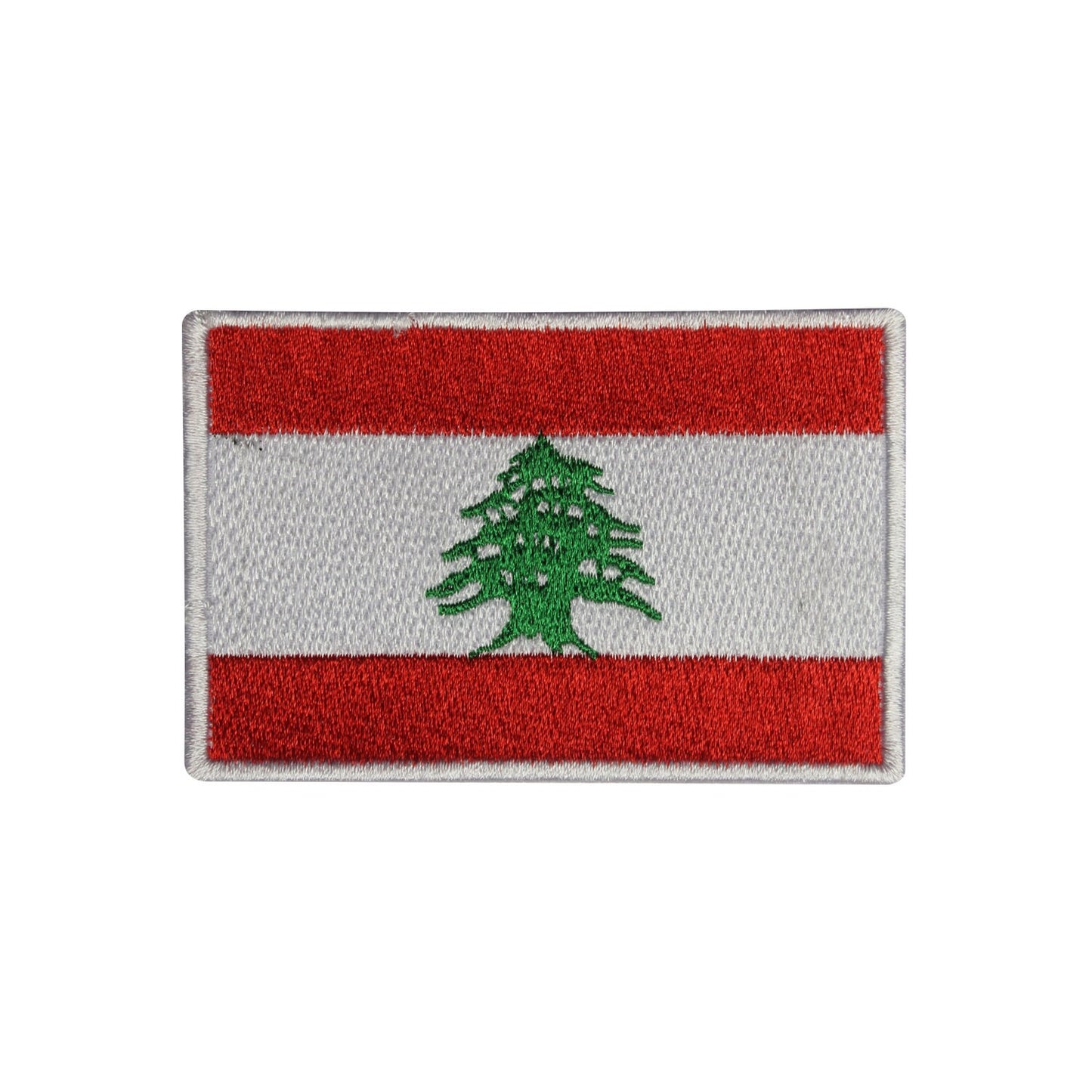 Lebanon National Flag Embroidered Iron on Sew on Patch Badge For Clothes etc.