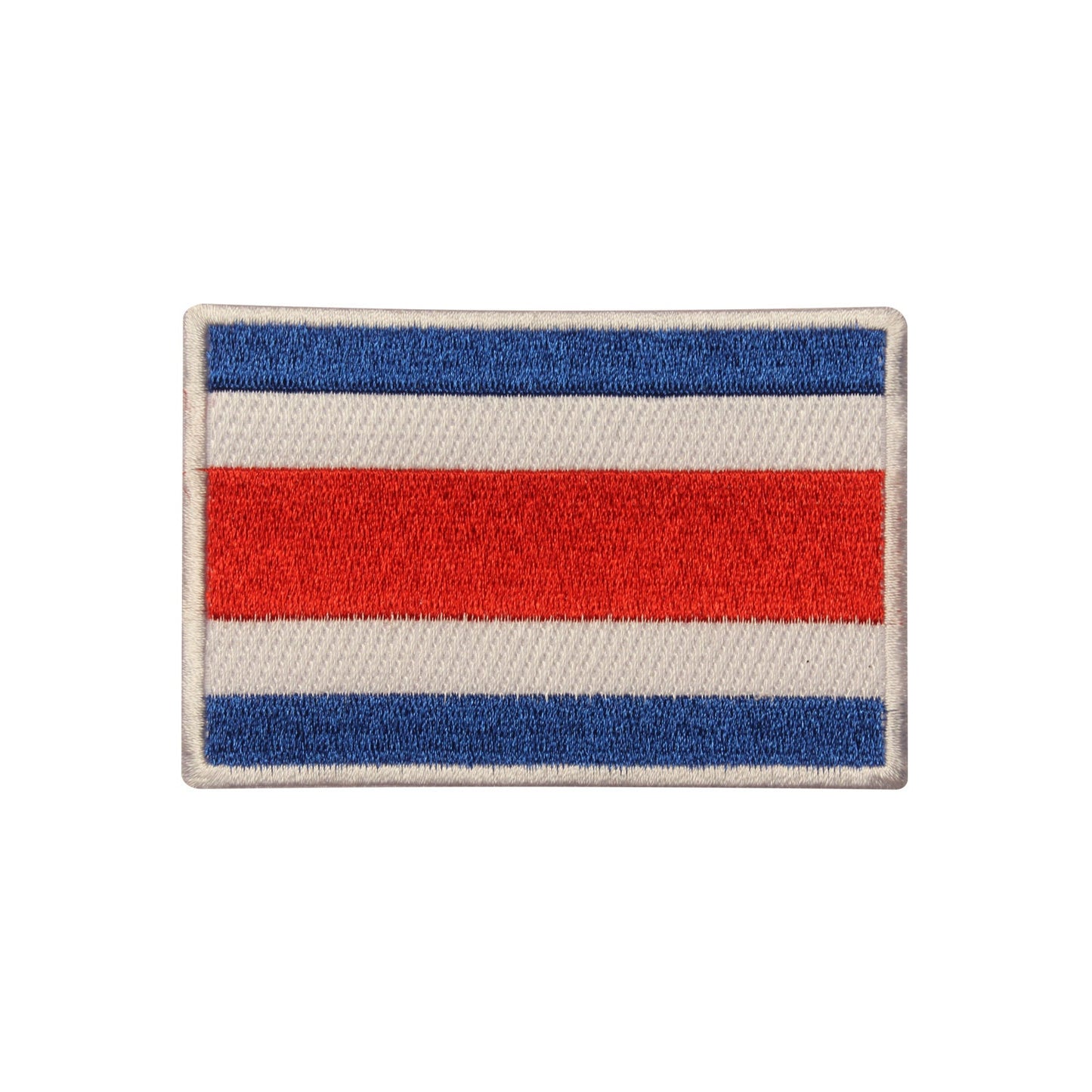 Costa Rica National Flag Embroidered Iron on Sew on Patch Badge For Clothes 6 X 9 CM etc.