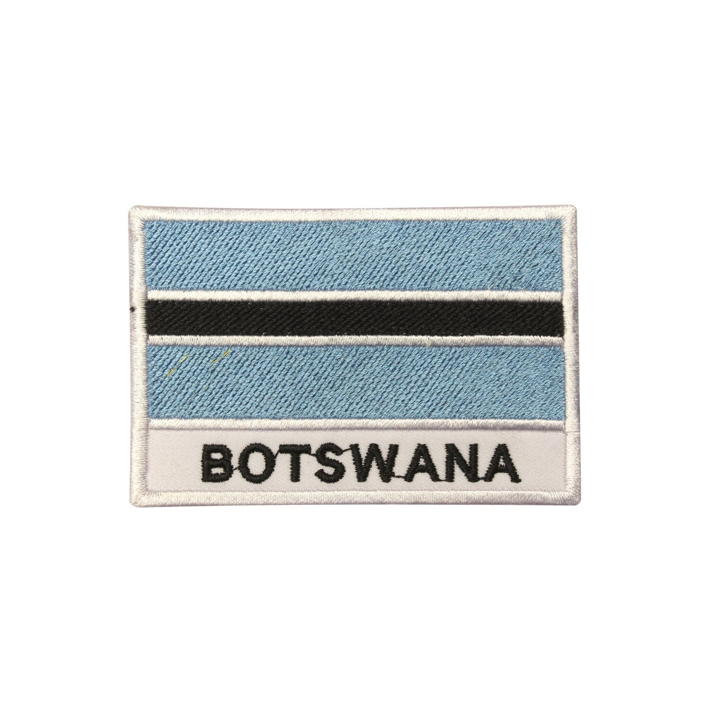 Botswana National Flag Embroidered Iron on Sew on Patch Badge For Clothes etc.