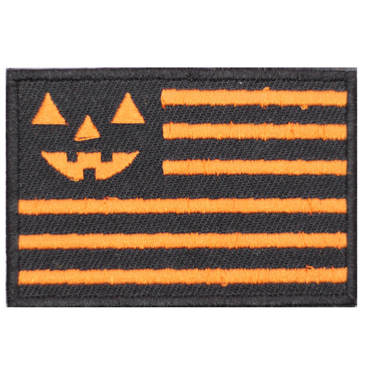 Halloween Flag Embroidered Iron on Sew on Patch Badge For Clothes 5x7.5cm