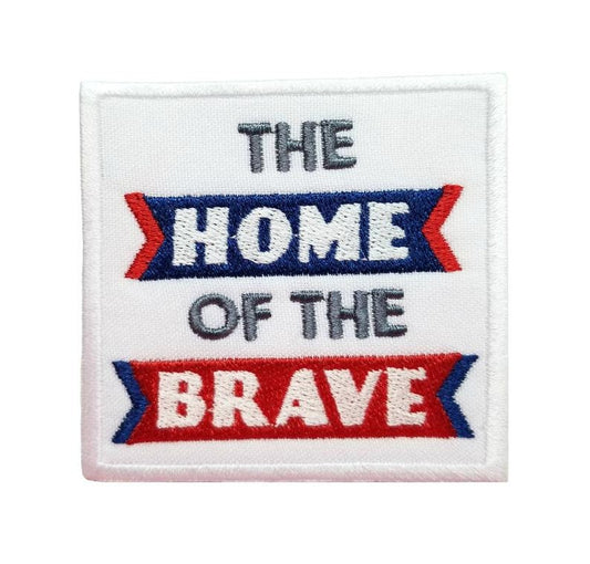 USA Quotes, 4th july, USA Independence patch, Land of Free, God Bless America Embroidered Iron on Sew on Patch Badge For Clothes etc.