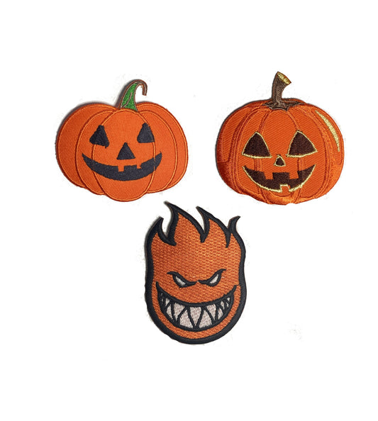 Halloween Pumpkin, Pumpkin patch, Jack o lantern Embroidered Iron on Sew on Patch Badge For Clothes etc.