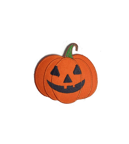 Halloween Pumpkin, Pumpkin patch, Jack o lantern Embroidered Iron on Sew on Patch Badge For Clothes etc.
