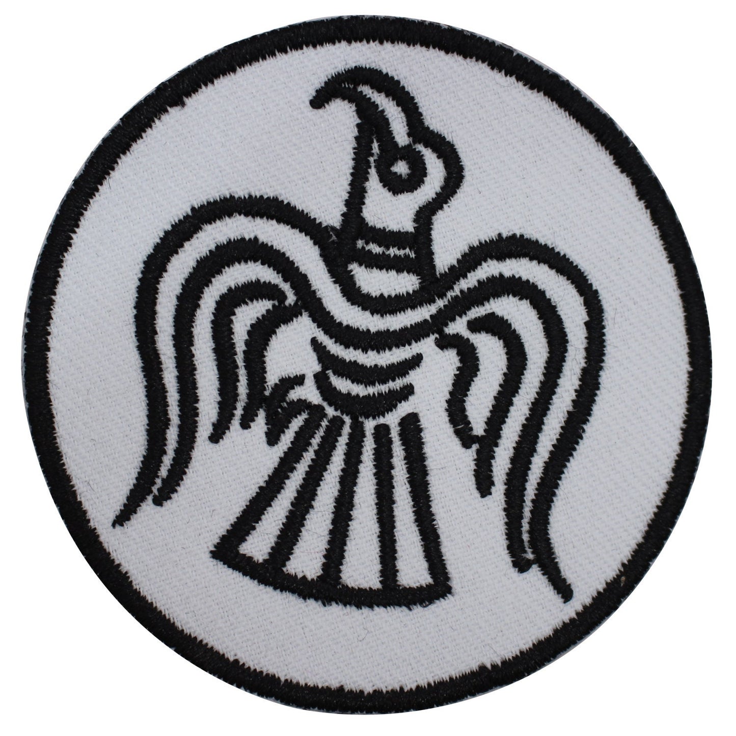 Viking hawk Odin ravens superhero Embroidered Iron on Sew on Patch Badge For Clothes etc. 7cm