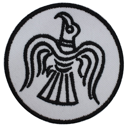 Viking hawk Odin ravens superhero Embroidered Iron on Sew on Patch Badge For Clothes etc. 7cm