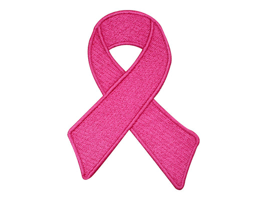 Cancer Awareness patch, Breast cancer awareness ribbon patch, disease awareness patch Embroidered Iron on Sew on Patch Badge For Clothes etc. 9x6cm