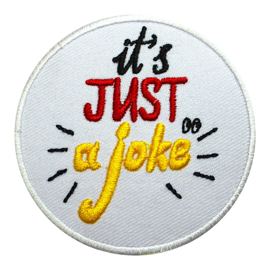 It's just a joke patch, Cool Patch Embroidered Iron on Sew on Patch Badge For Clothes etc. 7cm