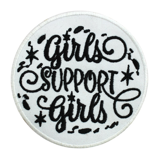 Girls support girls patch, Awareness patch, Brave and strong patch, Embroidered Iron on Sew on Patch Badge For Clothes etc. 9cm