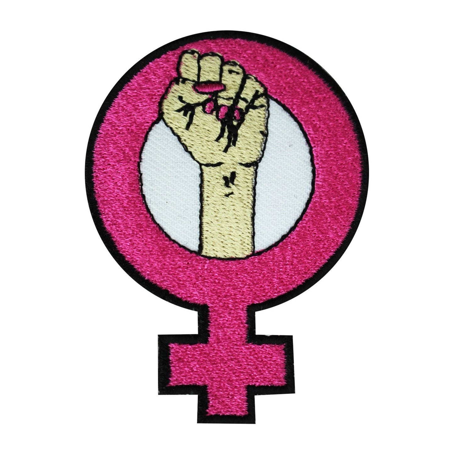 Feminist fist patch, Feminist patch, Awareness patch, Embroidered Iron on Sew on Patch Badge For Clothes etc. 7x5.5cm