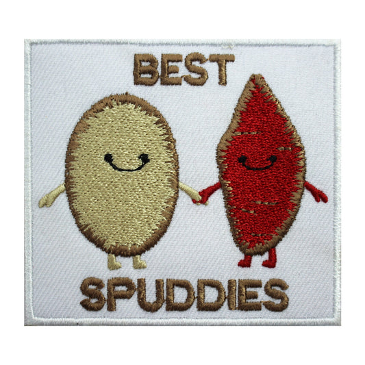 Best Spuddies patch, funky Patch, Cool Patch Embroidered Iron on Sew on Patch Badge For Clothes etc. 8x7cm