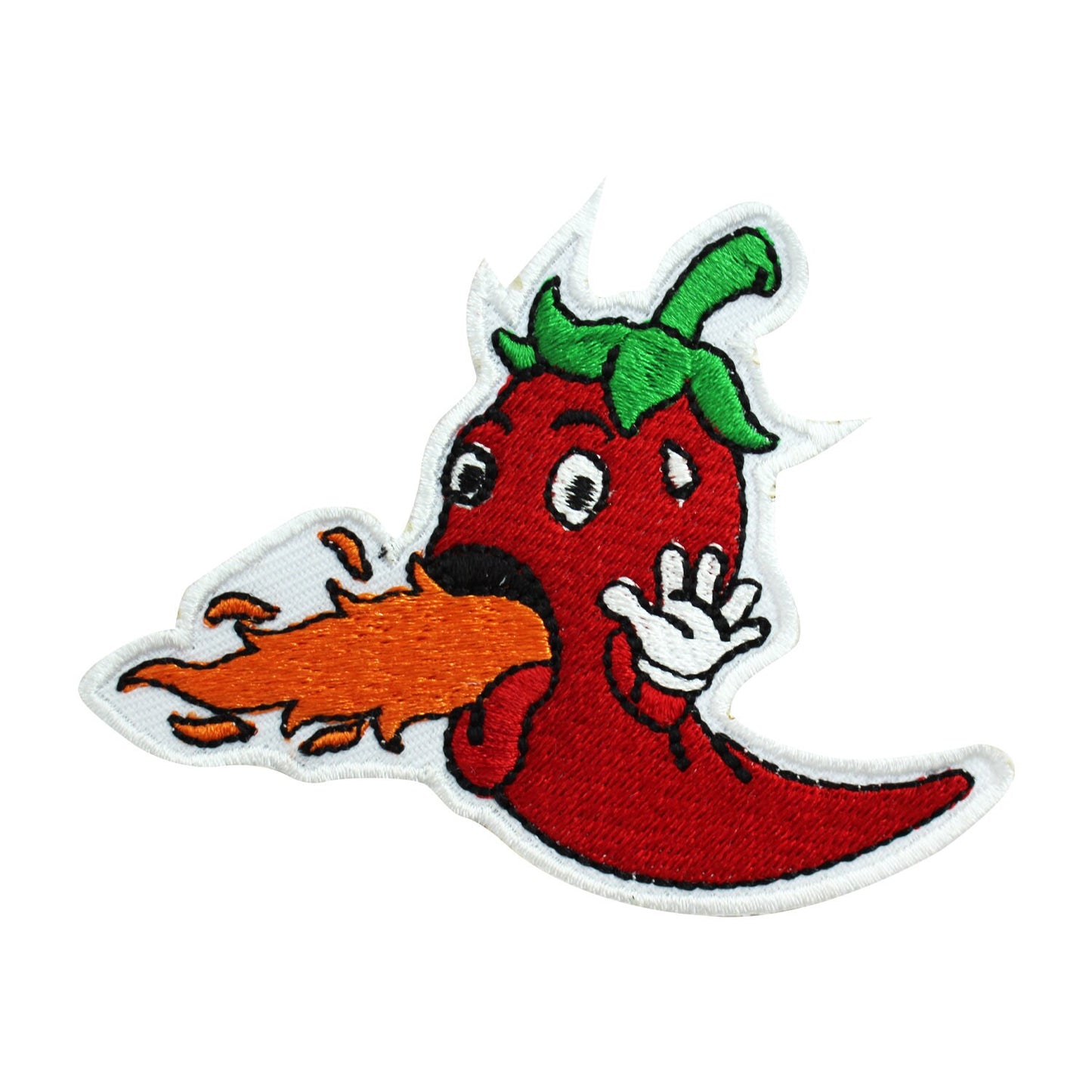 Hot Chilli patch, funky Patch, Cool Patch Embroidered Iron on Sew on Patch Badge For Clothes etc. 9X7cm