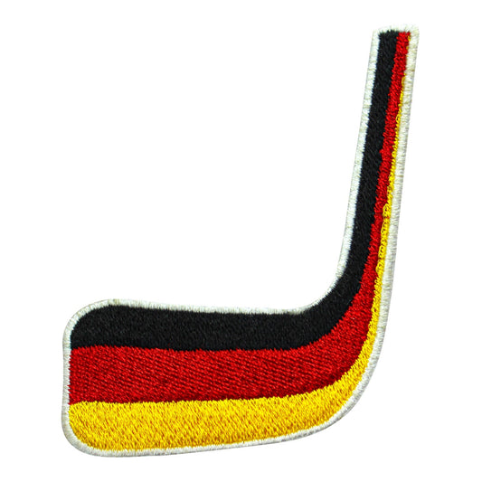 Hockey patch, Hockey sticks patch, Germany FLAG Patch Embroidered Iron on Sew on Patch Badge For Clothes etc. 9X6.5cm