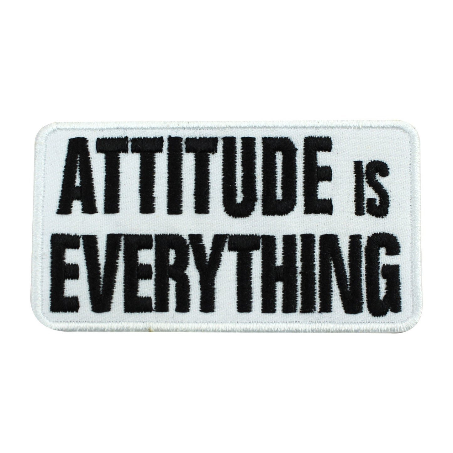 Attitude is everything patch, funky Patch, Cool Patch Embroidered Iron on Sew on Patch Badge For Clothes etc. 9x5cm