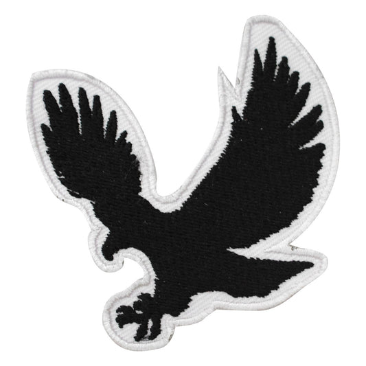 Eagle Patch patch, black eagle patch, kids rhymes patch. 7x7 cm