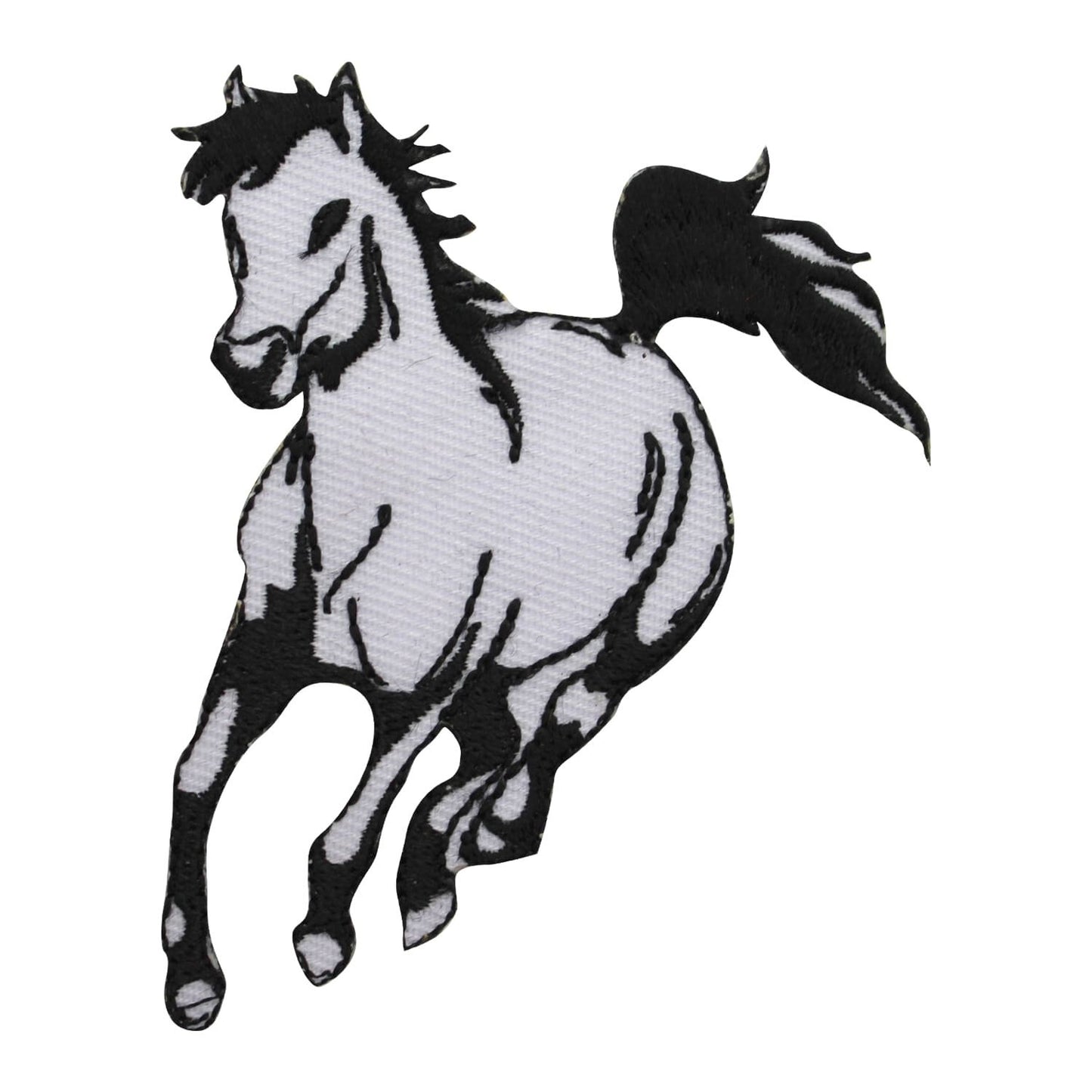 Running Horse Patch horse patch, horse lover patch, kids rhymes patch . 6.5x8 cm