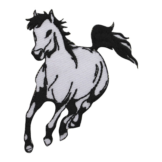 Running Horse Patch horse patch, horse lover patch, kids rhymes patch . 6.5x8 cm