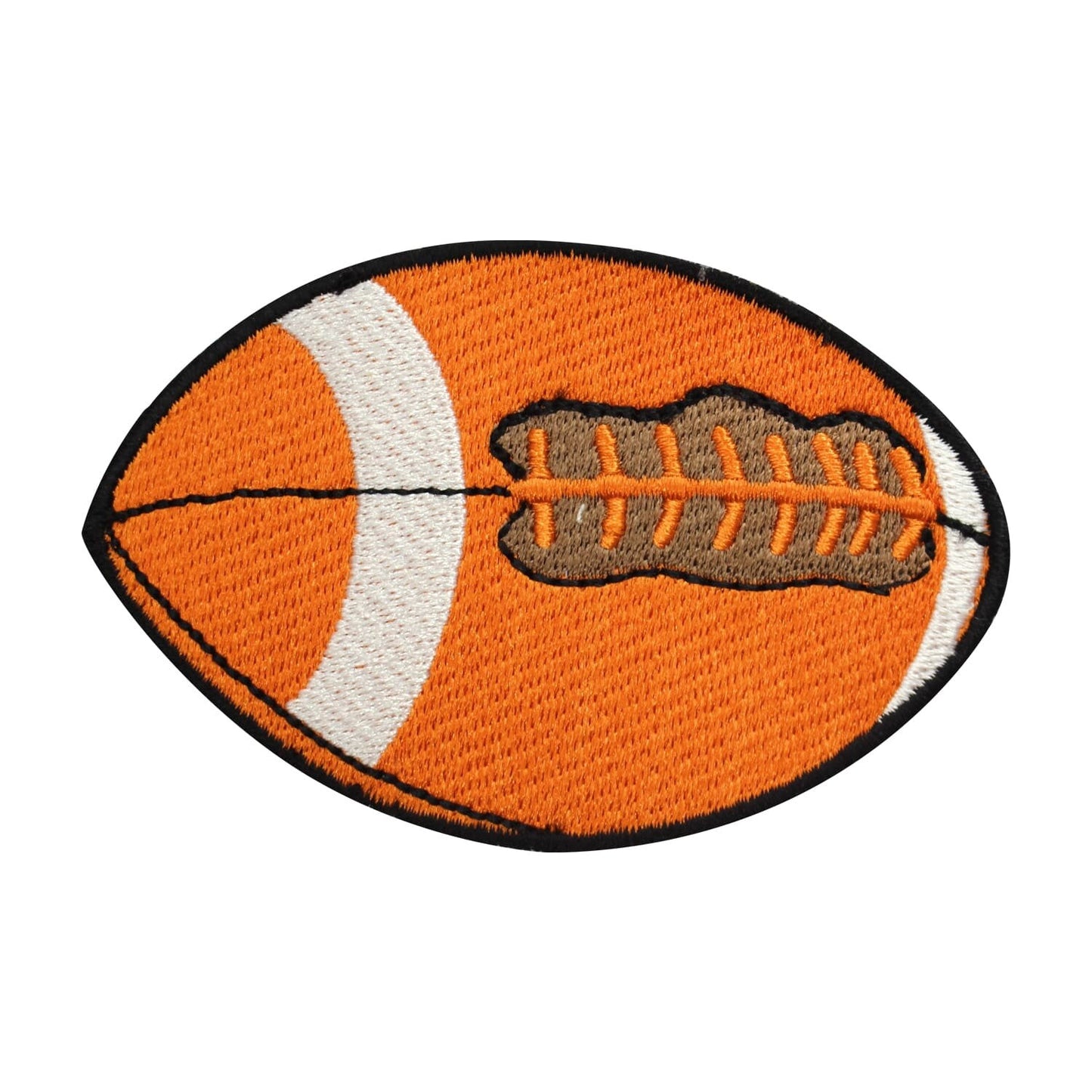 Vintage Football Orange Patch, Football patch, Cool Patch Embroidered Iron on Sew on Patch Badge For Clothes etc. 9x6cm