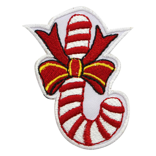 Candy Cane Patch, Christmas patch, Christmas tree patch, holidays patch, Embroidered Iron on Sew on Patch Badge For Clothes etc. 5x7cm