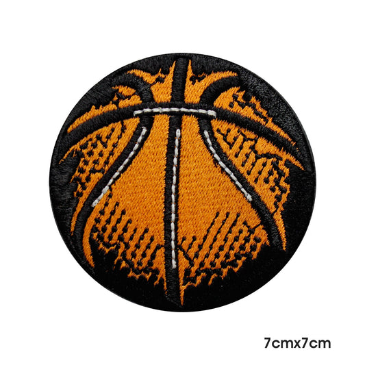 Basketball cute Patch, Basketball patch Embroidered Iron on Sew on Patch Badge For Clothes etc.