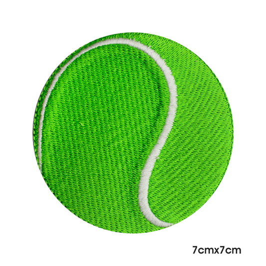 Tennis patch, Tennis ball patch, kids rhymes patch