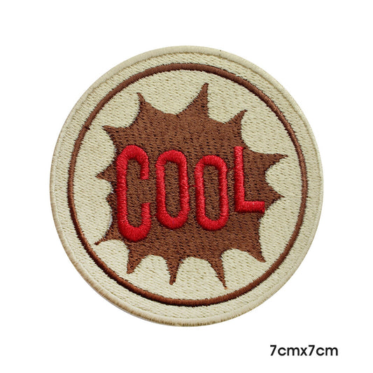 Cool Patch, travel Patch, Cool Patch Embroidered Iron on Sew on Patch Badge For Clothes etc.