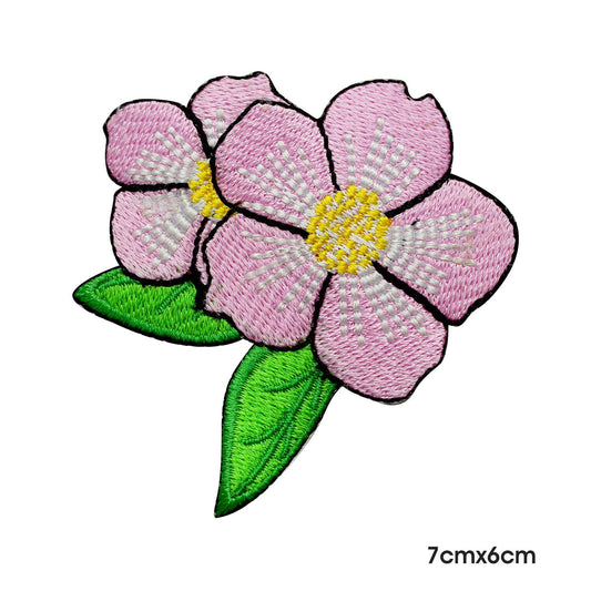 Wild Rose Patch, Alberta Rose Patch Patch, travel Patch, Cool Patch Embroidered Iron on Sew on Patch Badge For Clothes etc.