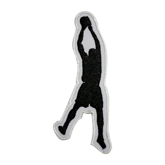 Basketball Shooting Patch, Basketball Player patch Embroidered Iron on Sew on Patch Badge For Clothes etc. 8x4cm