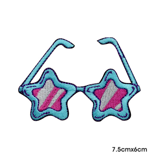 kids star glasses patch, sunglass patch, kids rhymes patch
