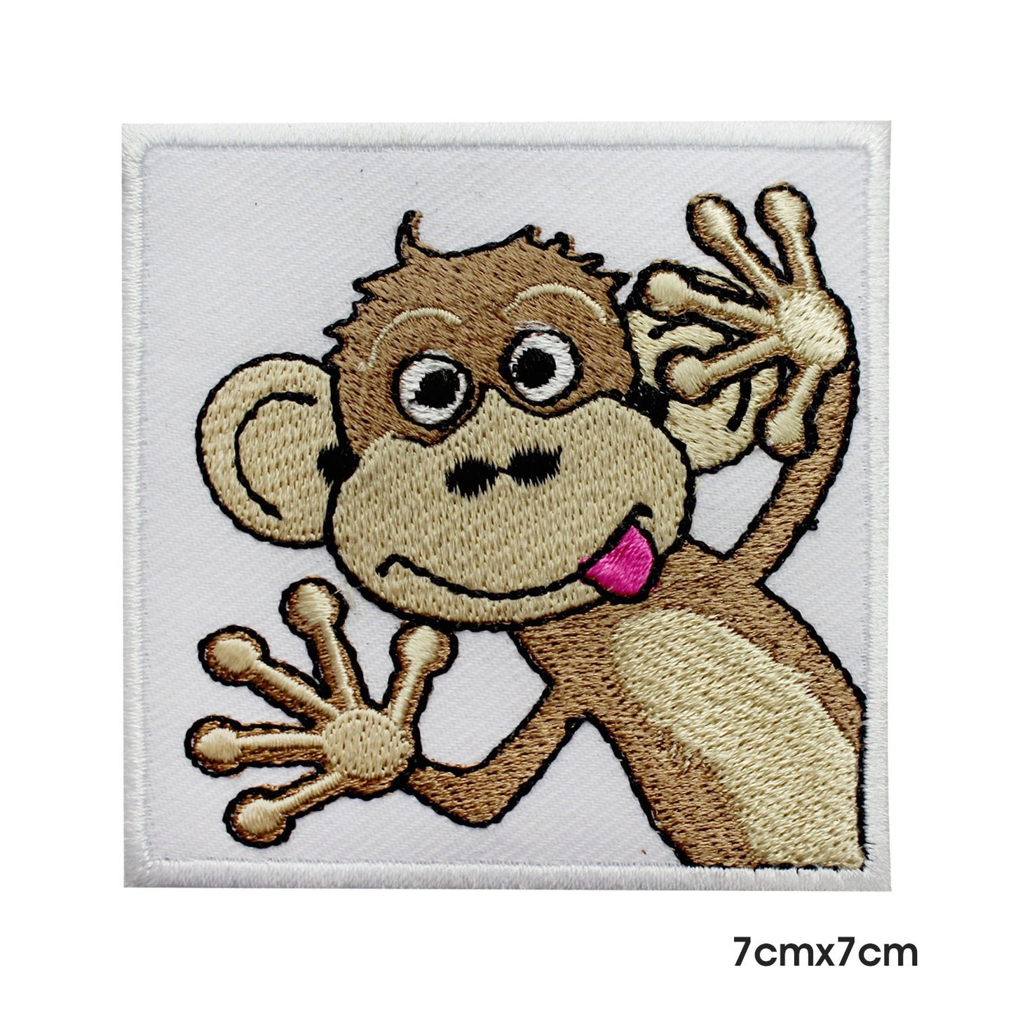 Monkey patch, Happy funny Monkey patch, kids rhymes patch
