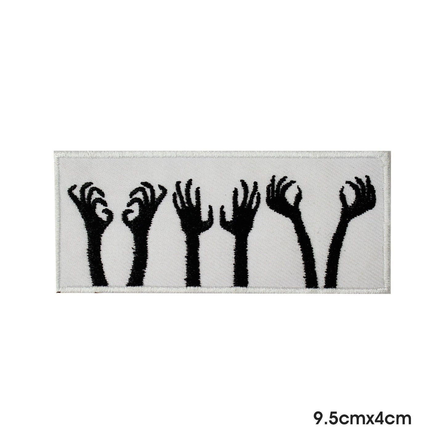 Zombie Hands Patch , Halloween patch Embroidered Iron on Sew on Patch Badge For Clothes etc.