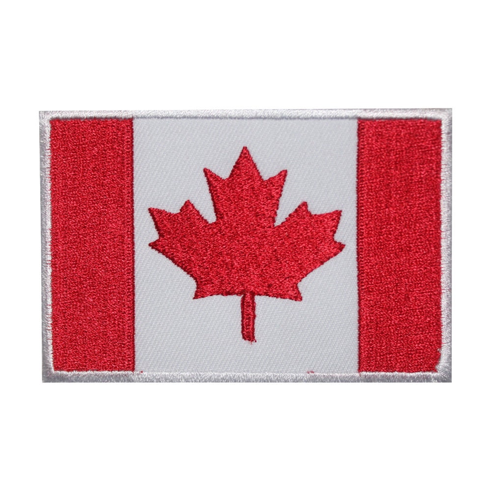 CANADA National Flag Embroidered Iron on Sew on Patch Badge For Clothes etc.