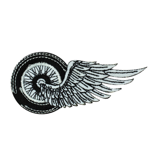 Racer patch, biker patch, Biker wheeler patch,  Embroidered Iron on Sew on Patch Badge For Clothes etc. 8.5x4cm
