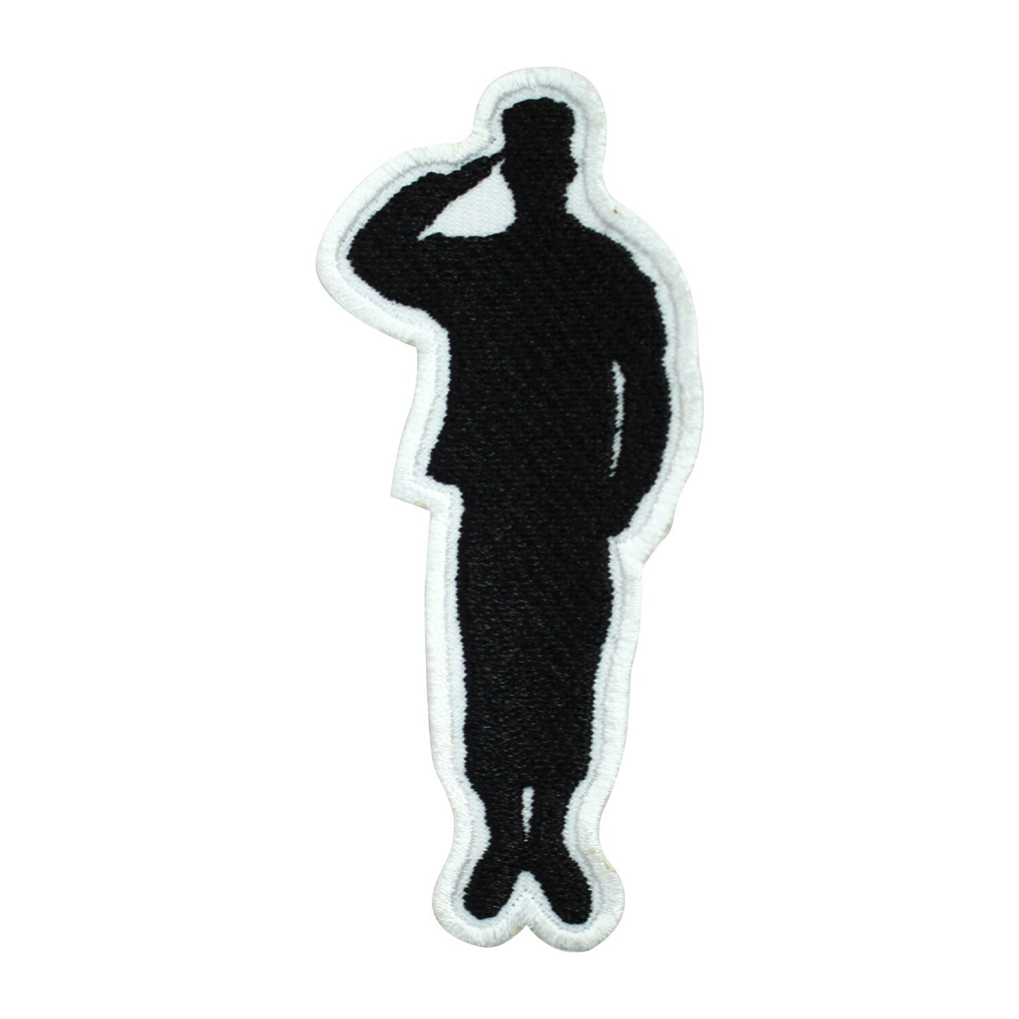 Salute patch, Support our troops patch, veteran patch, Embroidered Iron on Sew on Patch Crest Badge For Clothes 9x4cm