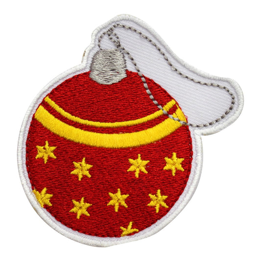 Christmas Ornaments Patch, Christmas Patch, Bauble Patch, holidays patch, Embroidered Iron on Sew on Patch Badge For Clothes etc. 6x7cm